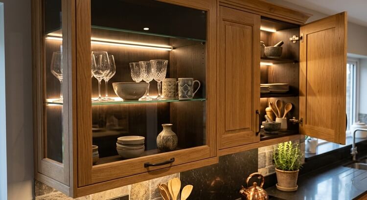 Cabinet Interior & Glass Display Lighting a Type of Kitchen Lighting that can be Installed
