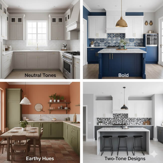 Effect of Encinitas Kitchen paints and right color palette