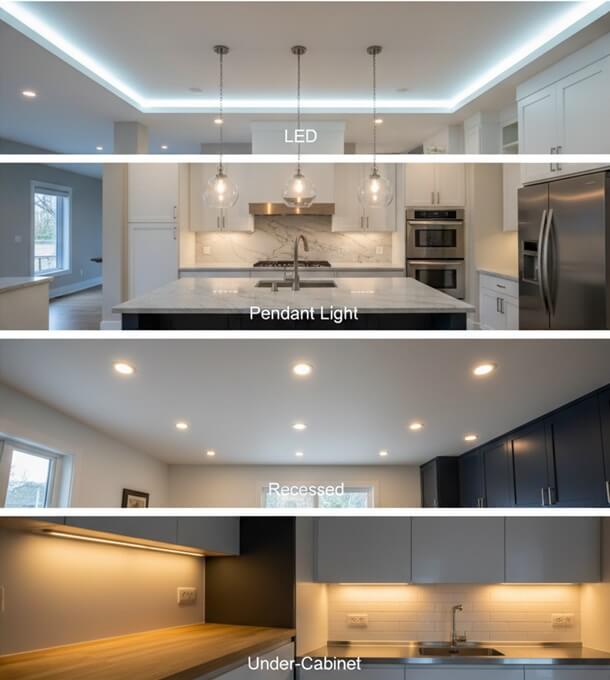Encinitas Kitchen Lighting Installation