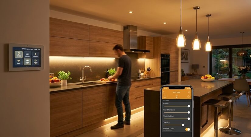 Smart Kitchen Lighting Integration for Energy-Efficient in Smart Kitchen Lighting