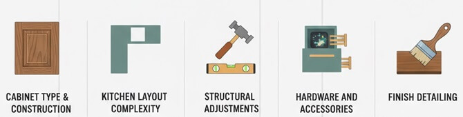 kitchen Cabinet Cost Factors and budget planning