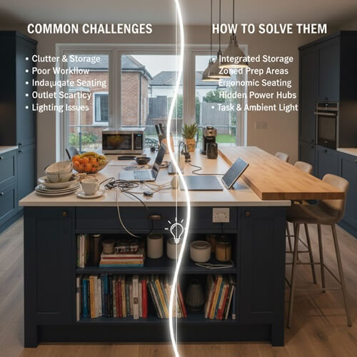 kitchen island Common Challenges and How to Solve Them